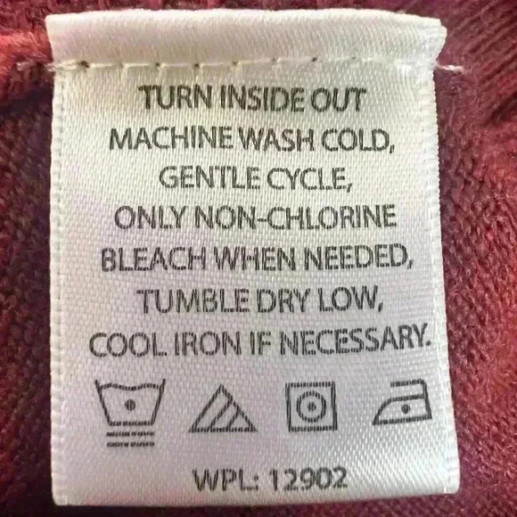 Tricots St‎ Raphael Mens Sweater XL Maroon Pullover V-Neck - Picture 7 of 9